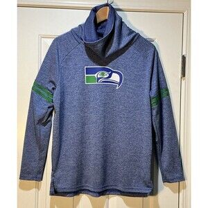Nike Dri-Fit Women’s Seattle Seahawks Retro NFL Cowl  Turtleneck Shirt  Medium
